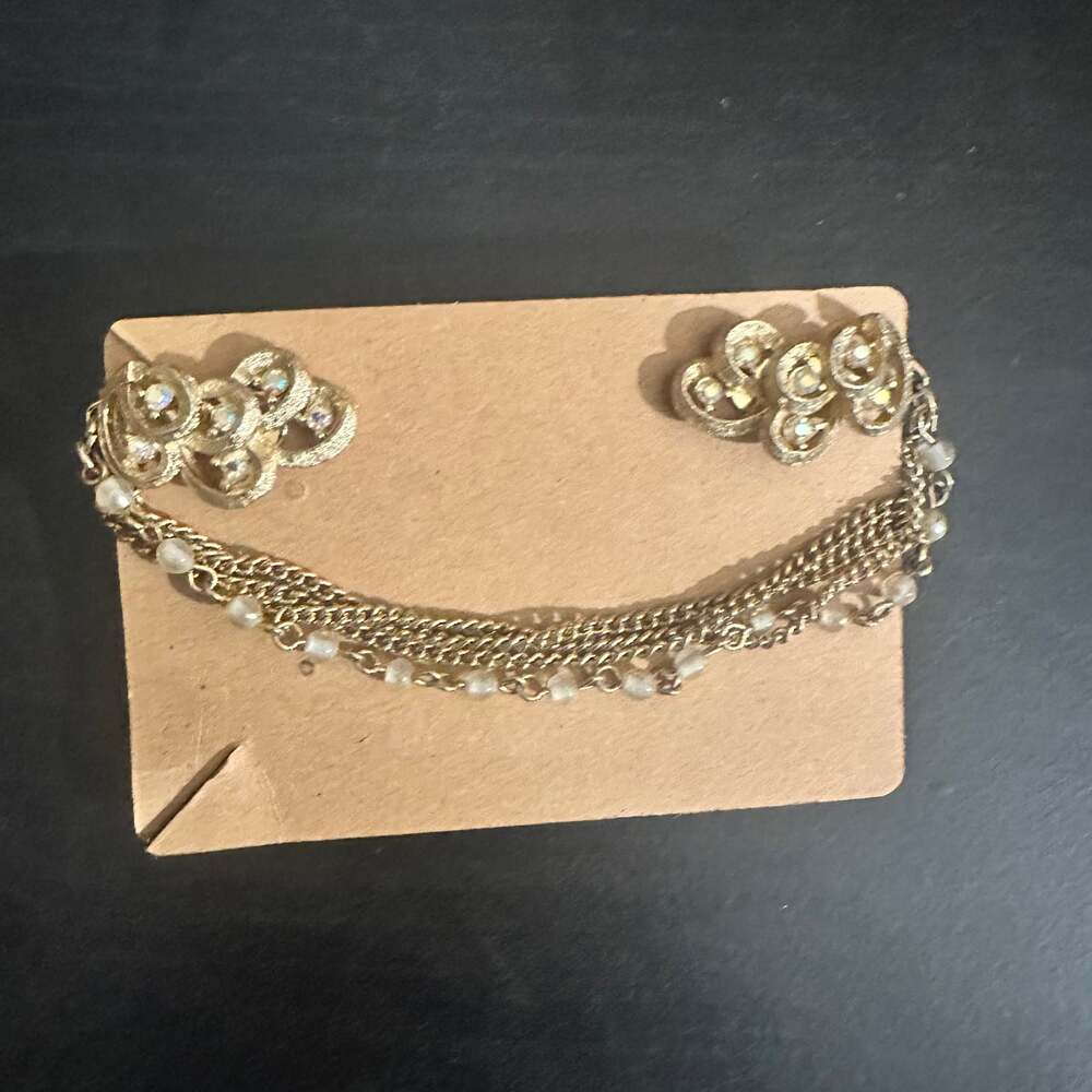 Indian Gold Tone Jingle Bell Anklets - Pair